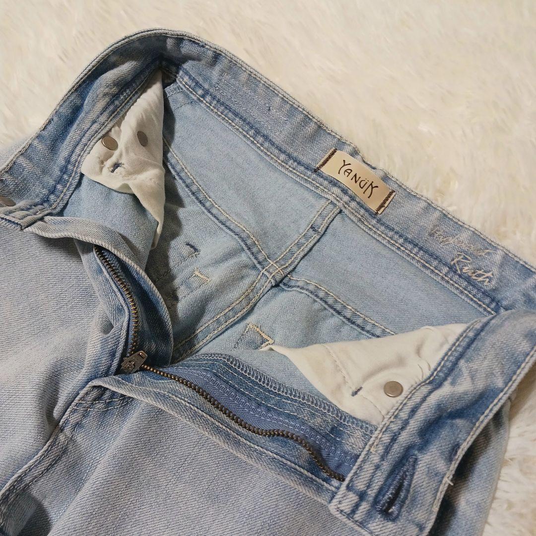 極美品☆YANUK スリムテーパードデニム ハイウエスト RUTH ライト