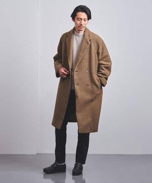 UNITED ARROWS ユナイテッドアローズ ダブルブレストガウンコート S