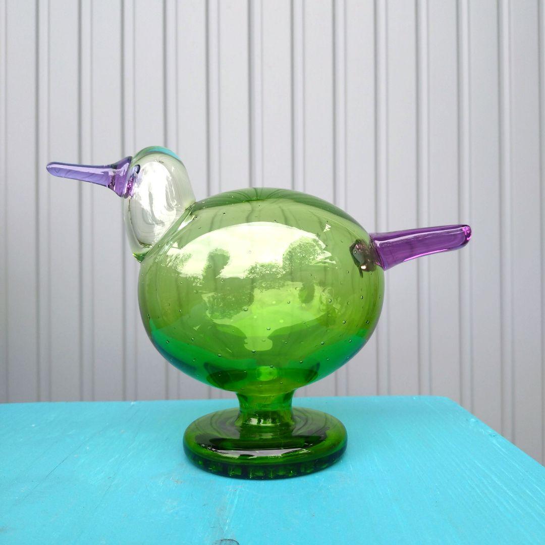 工芸品  Birds by Toikka Evening bird 販売終了】Birds by Toikka Evening bird グリーン