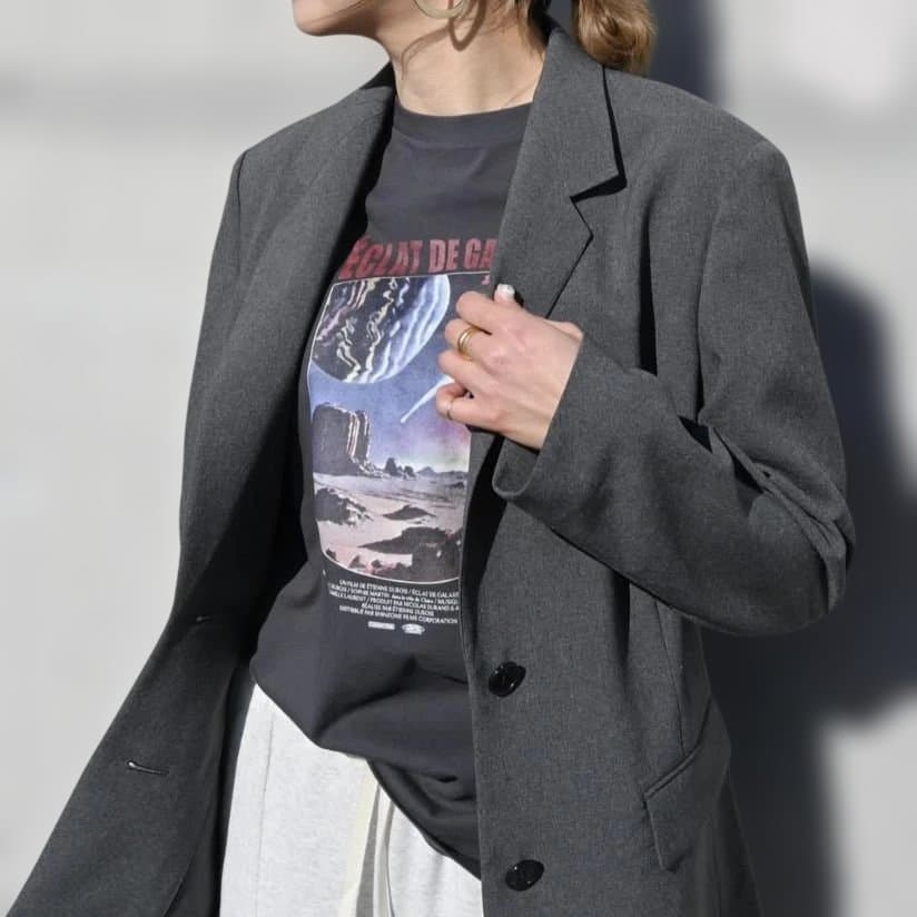 THE SHINZONE シンゾーン SF CINEMA TEE グレー THE SHINZONE シンゾーン SF CINEMA TEE グレー