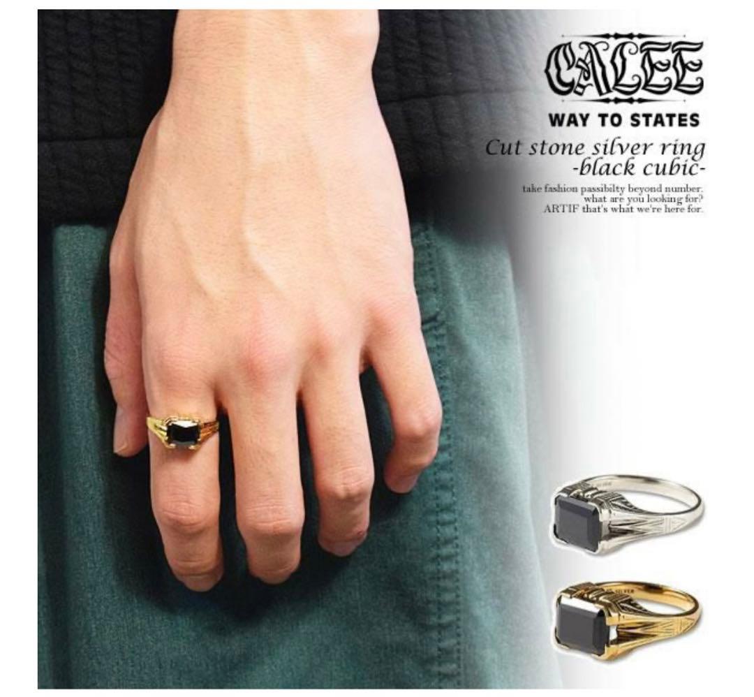 Calee ゴールド カットストーンリング L&Co.(エルアンドコー)】リング｜K18 カラーストーン リング （96-2132