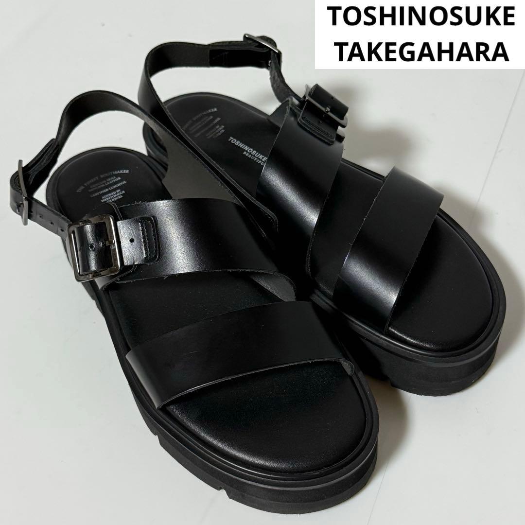 ⭐️新品未使用⭐️　ビューティフルシューズ　SSベルトサンダル　Vibram　黒 BEAUTIFUL SHOES (ビューティフルシューズ) SS BELT SANDALS GLOX CUT