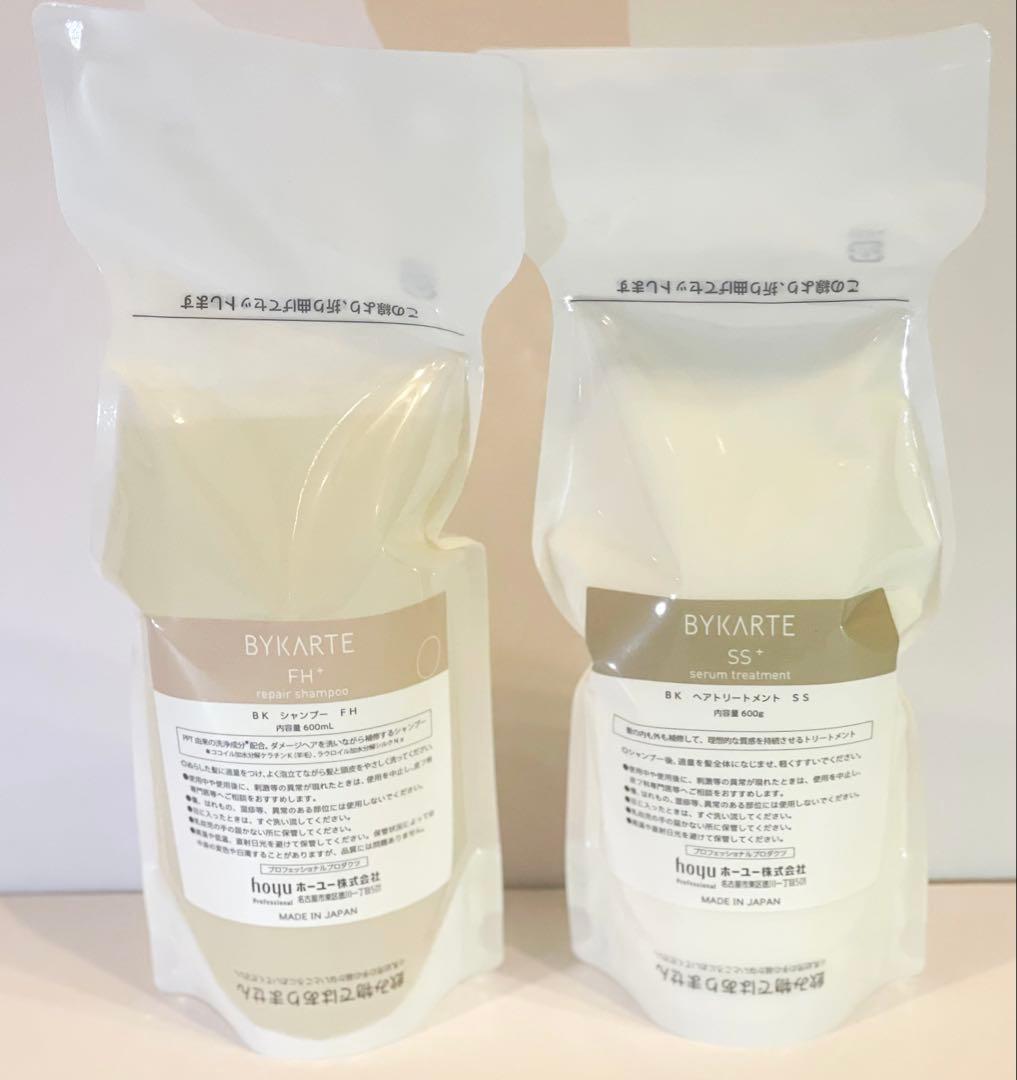 ホーユー　バイカルテ　FH600ml＋SS600g Amazon | ホーユー BAYKARTE バイカルテ リペア シャンプー FH+ 600ml