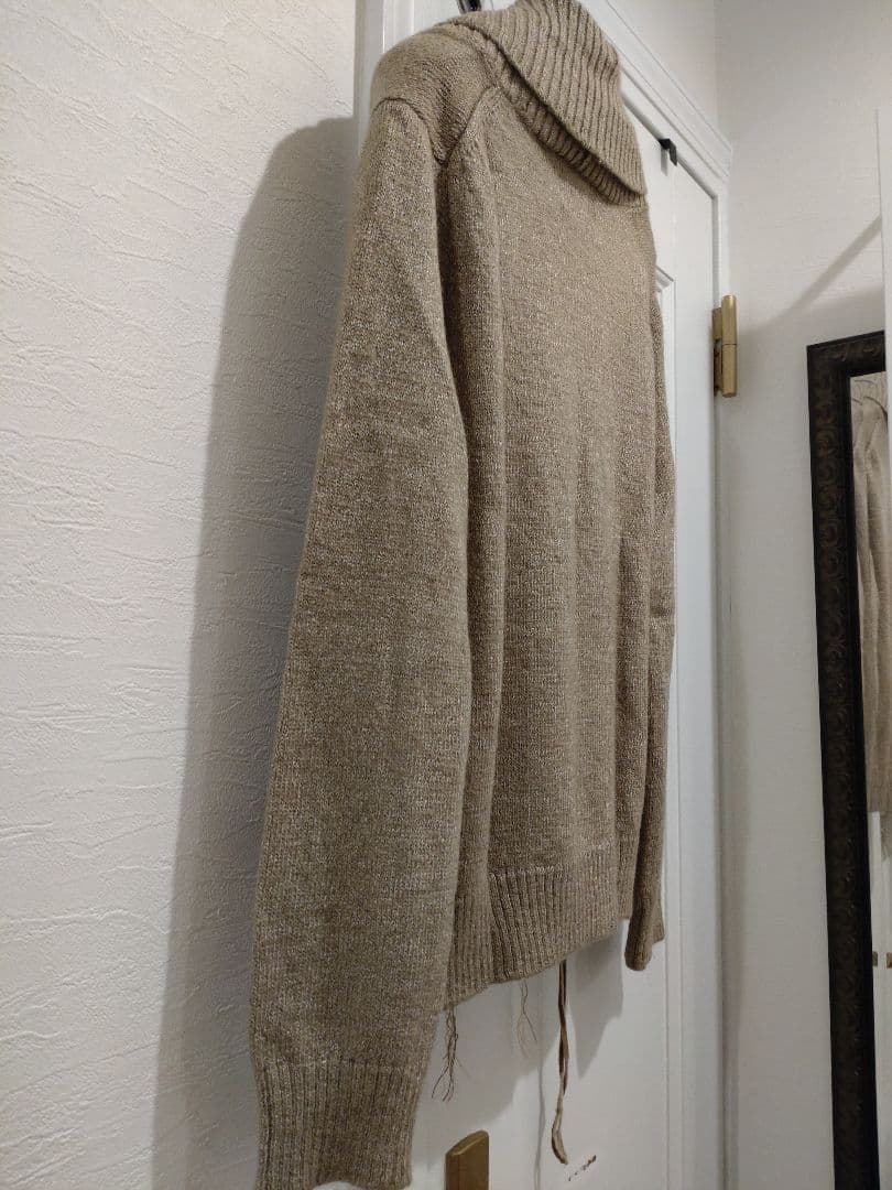 稀少【ナンバーナイン09AW】デザインニットショールカーディガン3