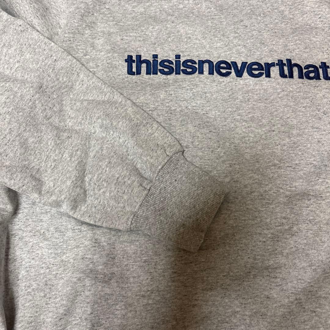 thisisneverthat グレー スウェットMサイズ - メルカリ