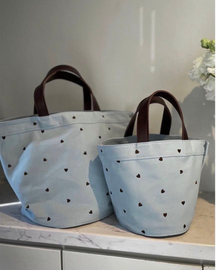 Lサイズ 新品 Ludlow ハート トートバッグ ブルー レア 希少‼︎ - メルカリ