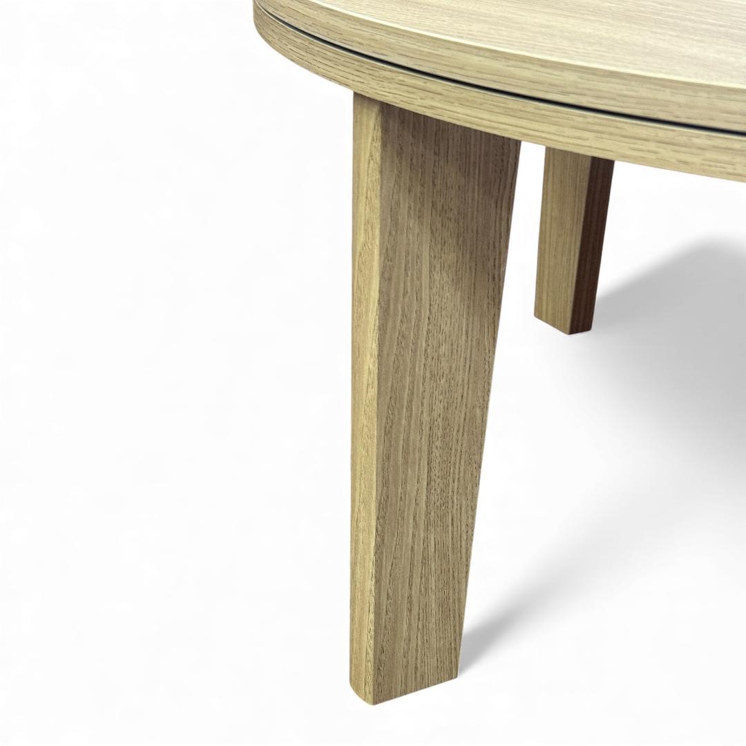 Rita様専用 直径85cm【訳あり新品】円形こたつテーブル オーク調