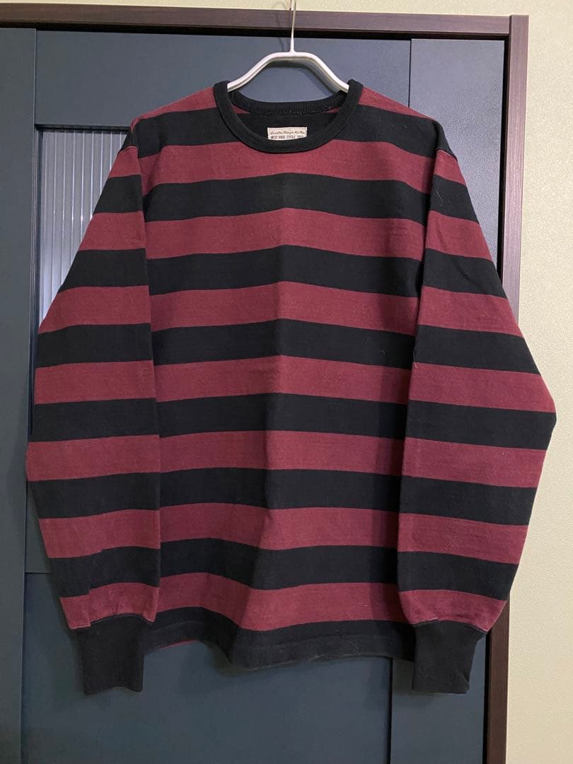 サイズ40 WESTRIDE 極厚ボーダー ロングTシャツ ヘビーウエイト 楽天市場】【WEST RIDE/ウエストライド】ロングスリーブ/HEAVY BORDER