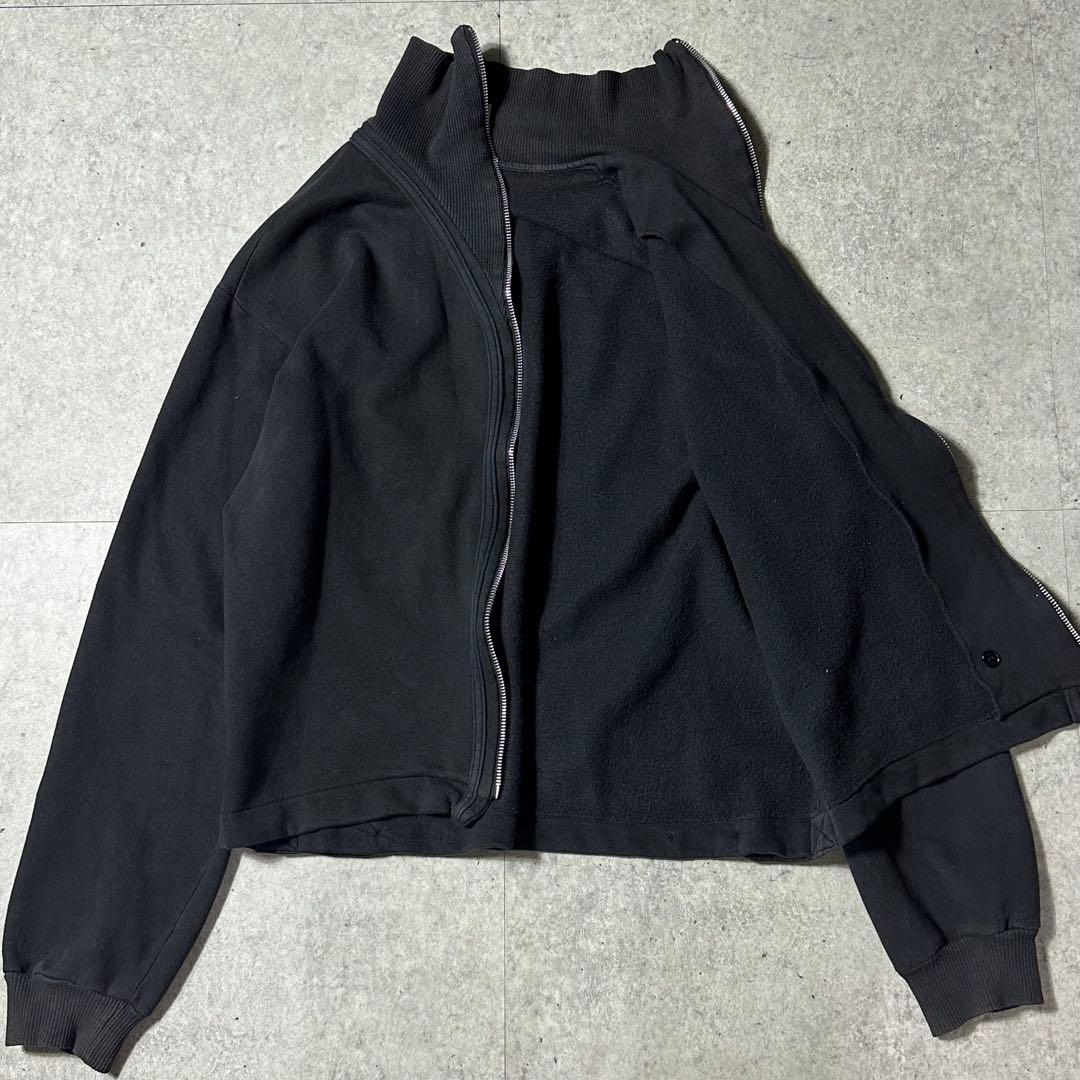 90s agnes b homme 綿 ハイネック ジップブルゾン 短丈 黒 1 - メルカリ