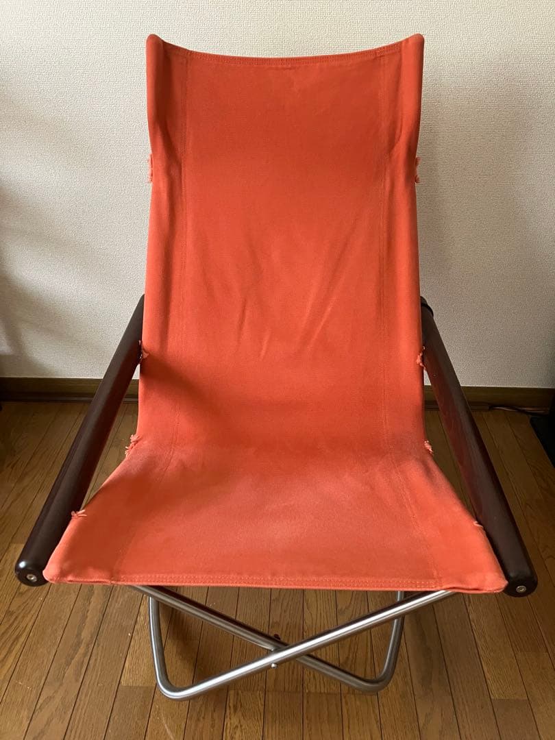 ニーチェアエックス（Nychair X）　ロッキング　レンガ×ダークブブラウン ニーチェアエックス ダークブラウン × レンガ | D&DEPARTMENT