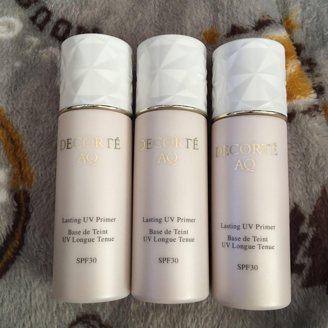 DECORTÉ AQ Lasting UV Primer 3本セット 試してみた】AQ ラスティング UV プライマー DECORTÉのリアルな口コミ