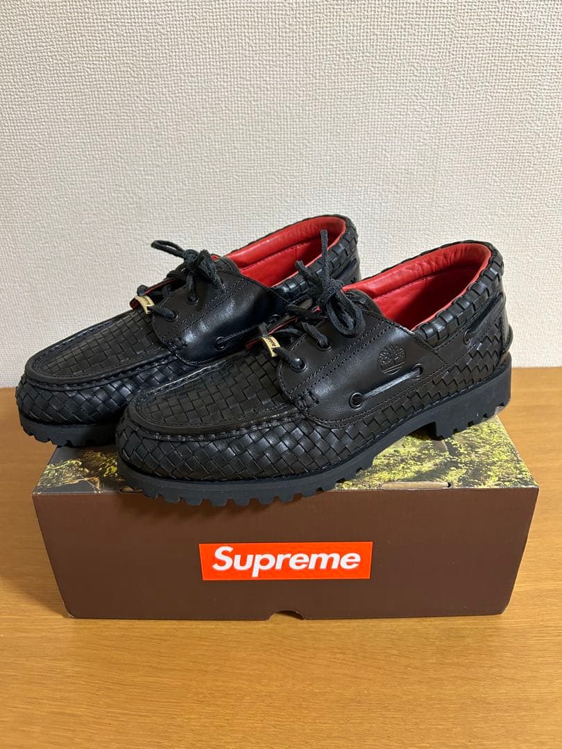靴 Supreme Timberland 3 Eye Lug Shoe 27cm Supreme x Timberland 3-Eye Lug Shoe Release Info | Hypebae