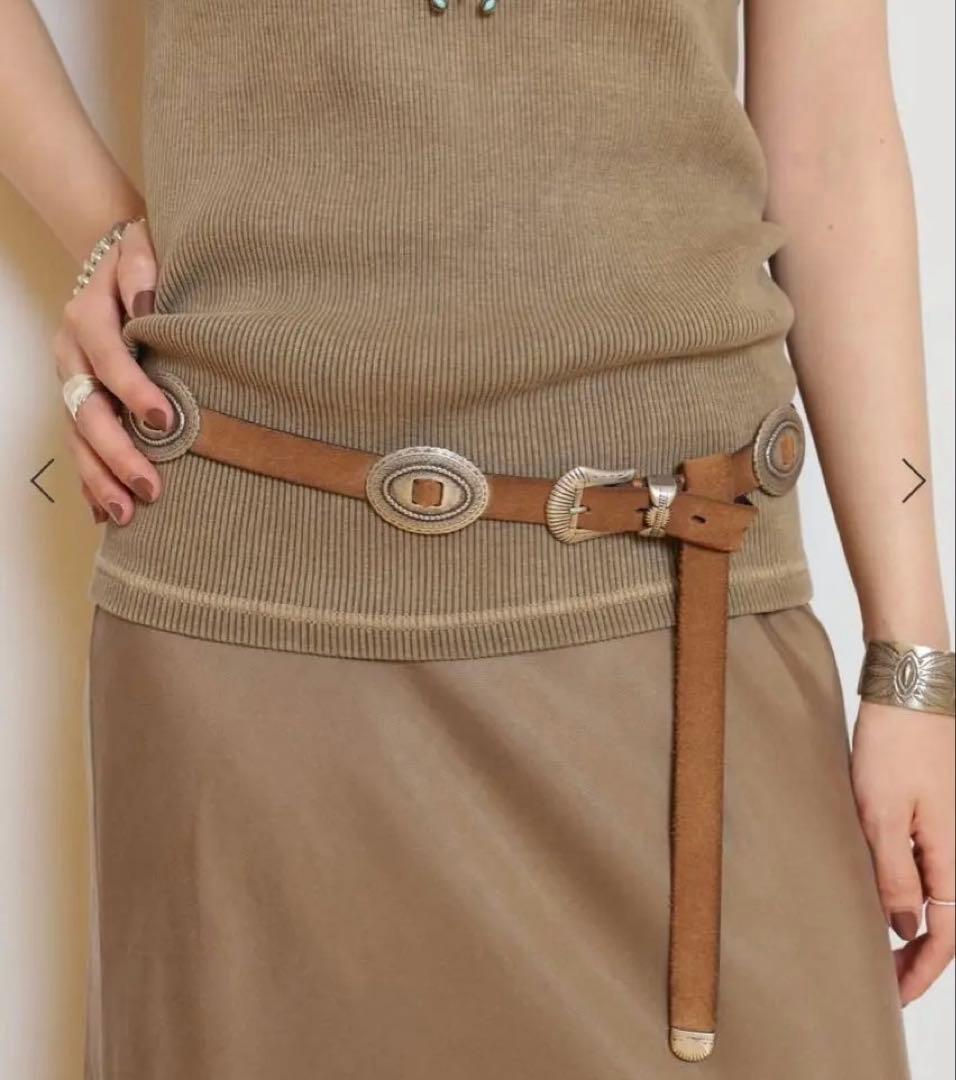 【PUNTOVITA/プントヴィータ】CONCHO ベルト（SUEDE）　新品 PUNTOVITA/プントヴィータ】CONCHO ベルト（SUEDE）（ベルト）｜MUSE