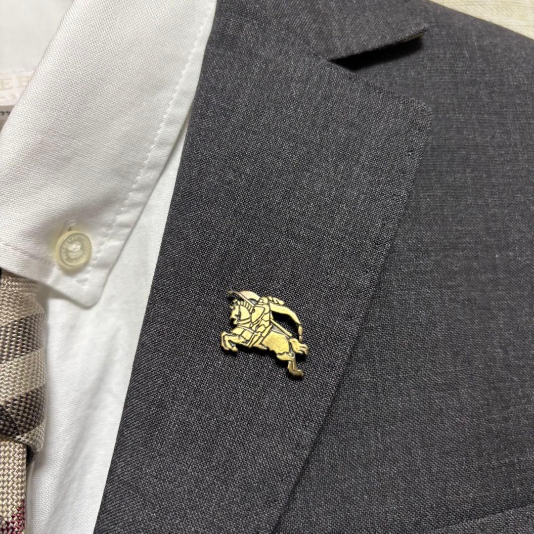 希少 バーバリーブランドスーツ セット ネクタイ 卒業式150 - メルカリ