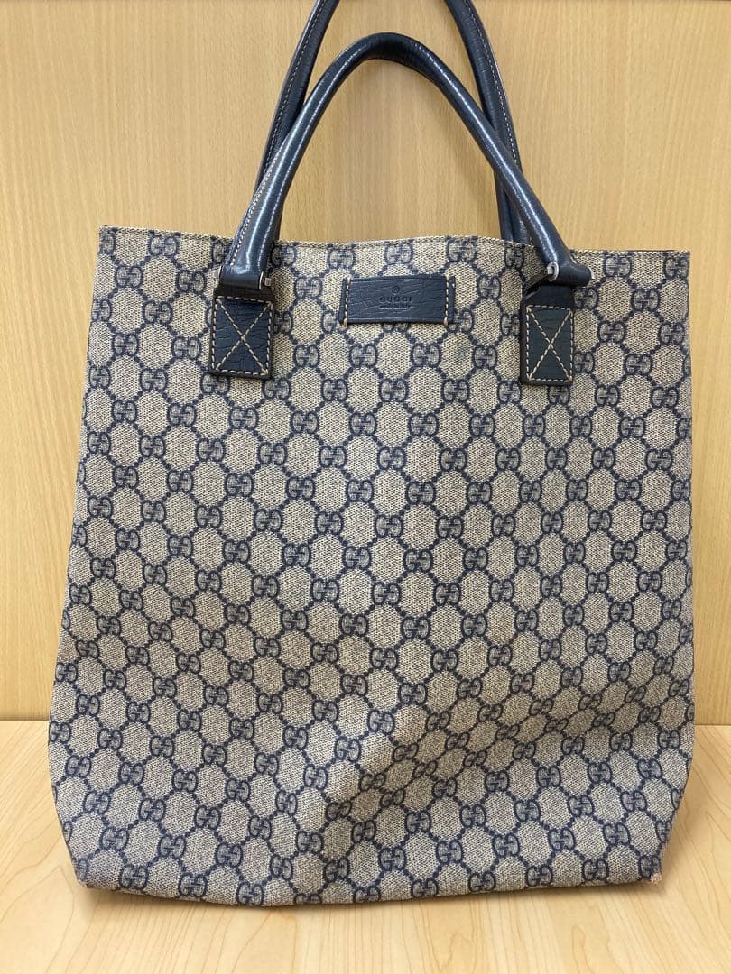 GUCCI GGパターン トートバッグ ベージュ/ネイビー imgrc0137493319.jpg