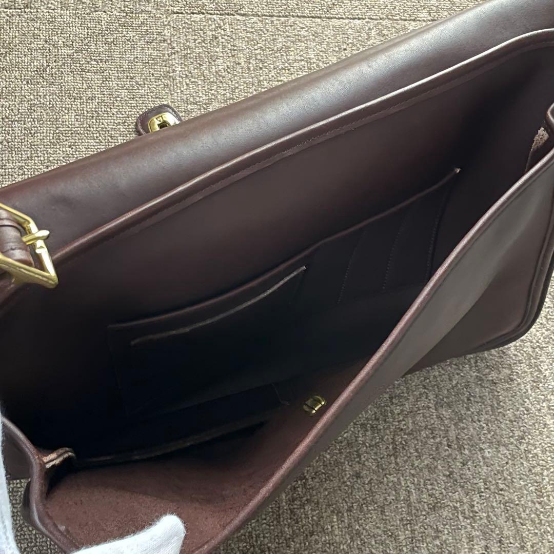 ☆*☆様 希少✨COACH コーチ ビンテージ 5180 ブルリーフケース 2w