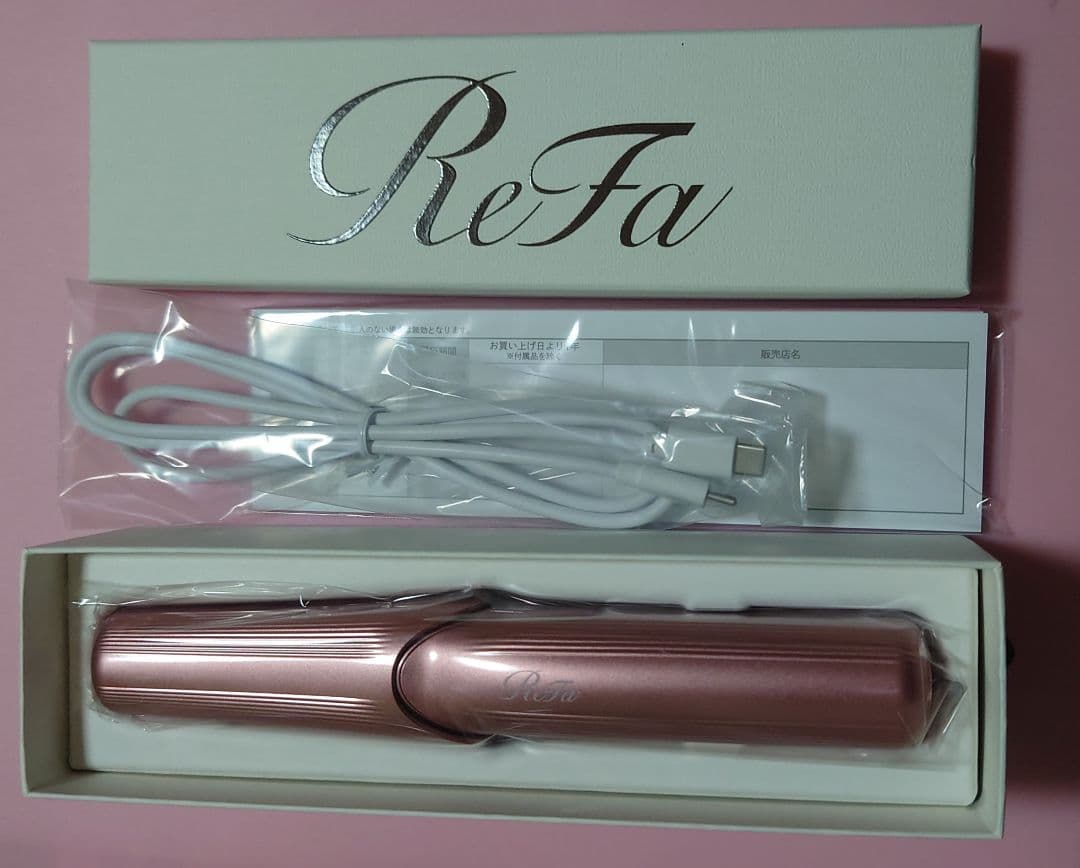 ReFa　フィンガーアイロンST　シルキーピンク　新品　RE-AS-05A MTG ReFa BEAUTECH FINGER IRON ST RE-AS-05A [ピンク] 価格比較