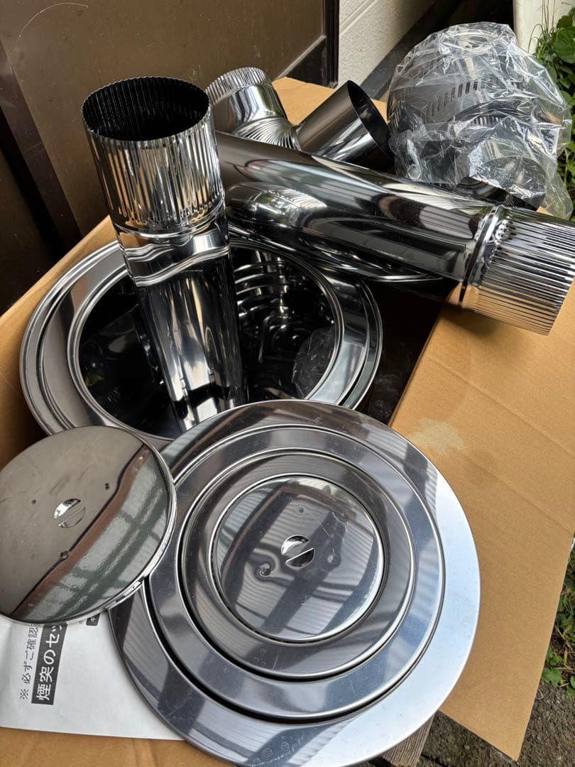 ステンレス製 時計型薪ストーブセット ASS-60新品未使用　日本製 ホンマ製作所 ステンレス時計1型薪ストーブセット : スタイルキッチン