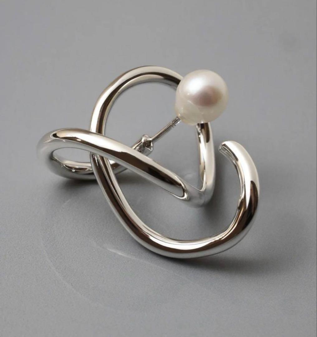 専用♡イーエム e.m.☆ ピアス ノットピアス パール SVR925