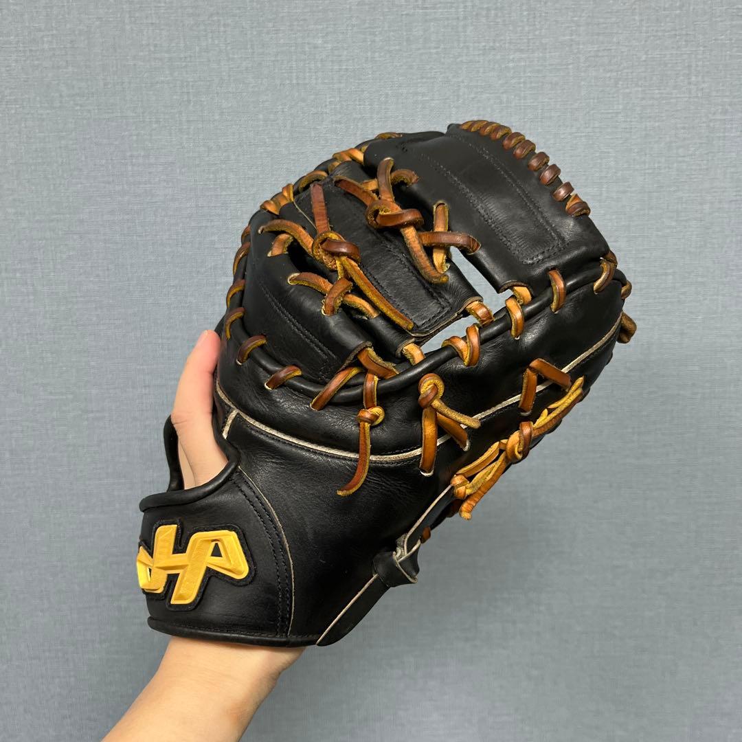 1046 ハタケヤマ 即戦力 型良 軟式 ファーストミット