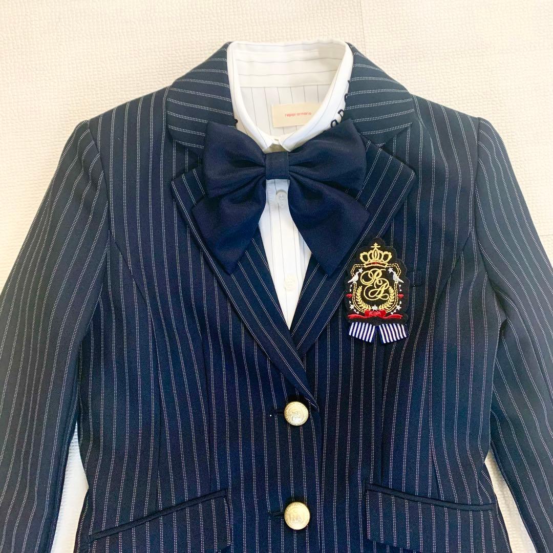 美品✨レピピアルマリオ 卒服 フォーマルセット 紺ブレ 金ボタン 150