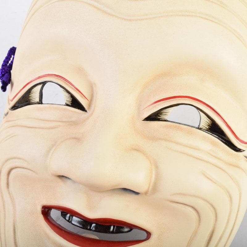 ちょんたろ 様専用 吉備のおもて 能面 木彫 手名槌命 足名槌命 V 8790