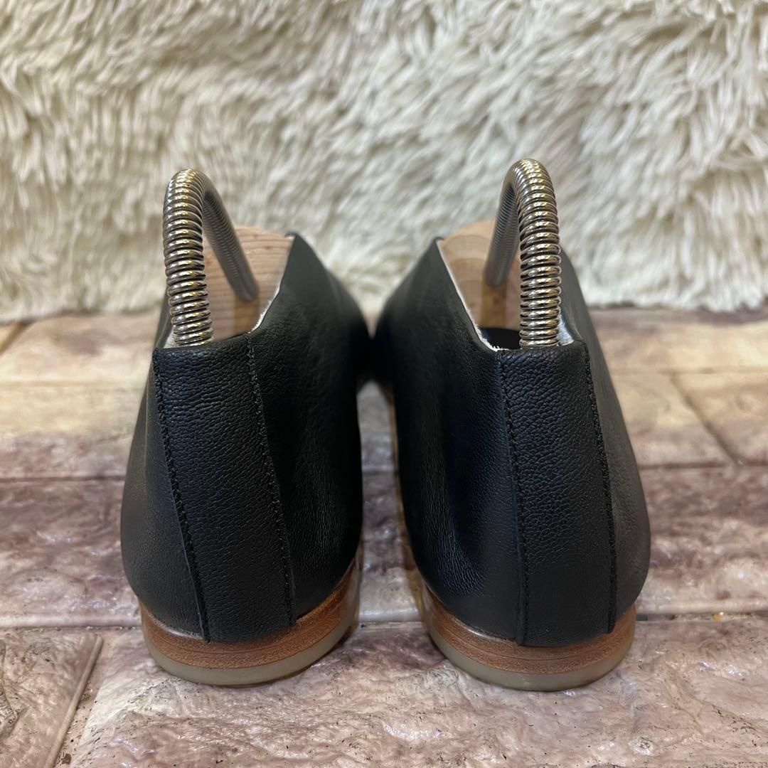 美品 SUI バレエ シューズ V BALLET ゴートレザーブラック24.5 - メルカリ