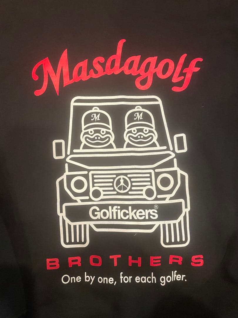 Masdagolf × Golfickers パーカー　黒 Golfickers ブラック パーカー M - メルカリ