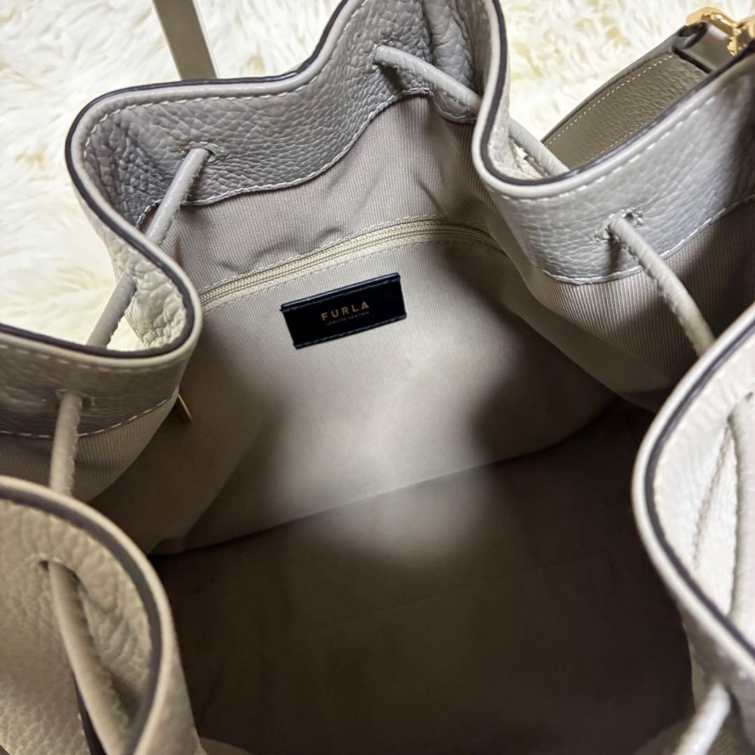 極美品✨フルラ アテナ バケット バッグ ショルダー 2way 保存袋