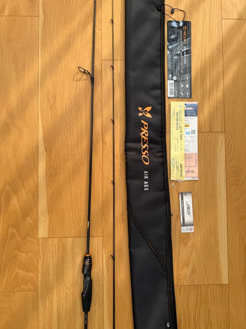 ダイワ プレッソ Air ags 510ul ダイワ トラウトロッド プレッソ AIR AGS 510UL(スピニング 2ピース
