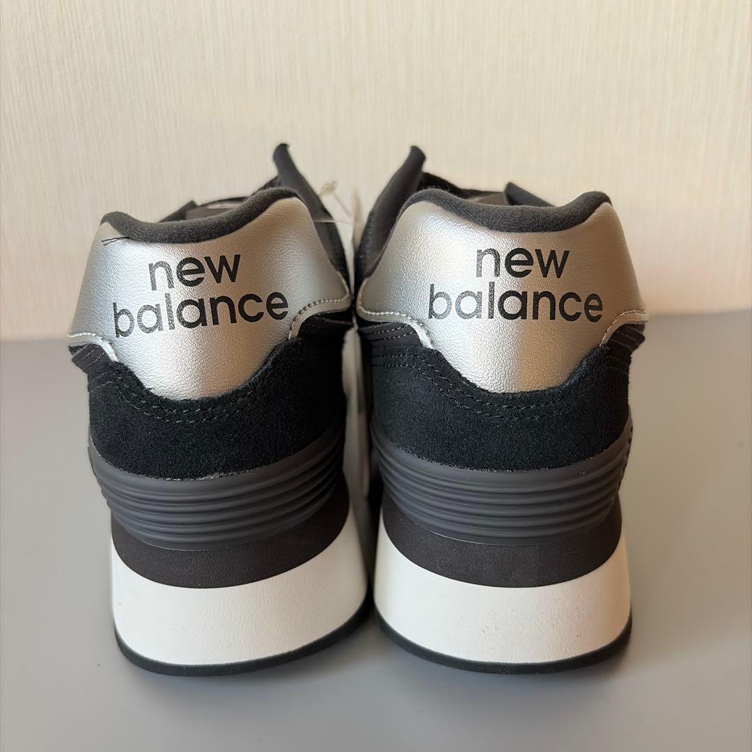 【新品未使用】ニューバランス スニーカー WL574Z ブラック 24.5cm