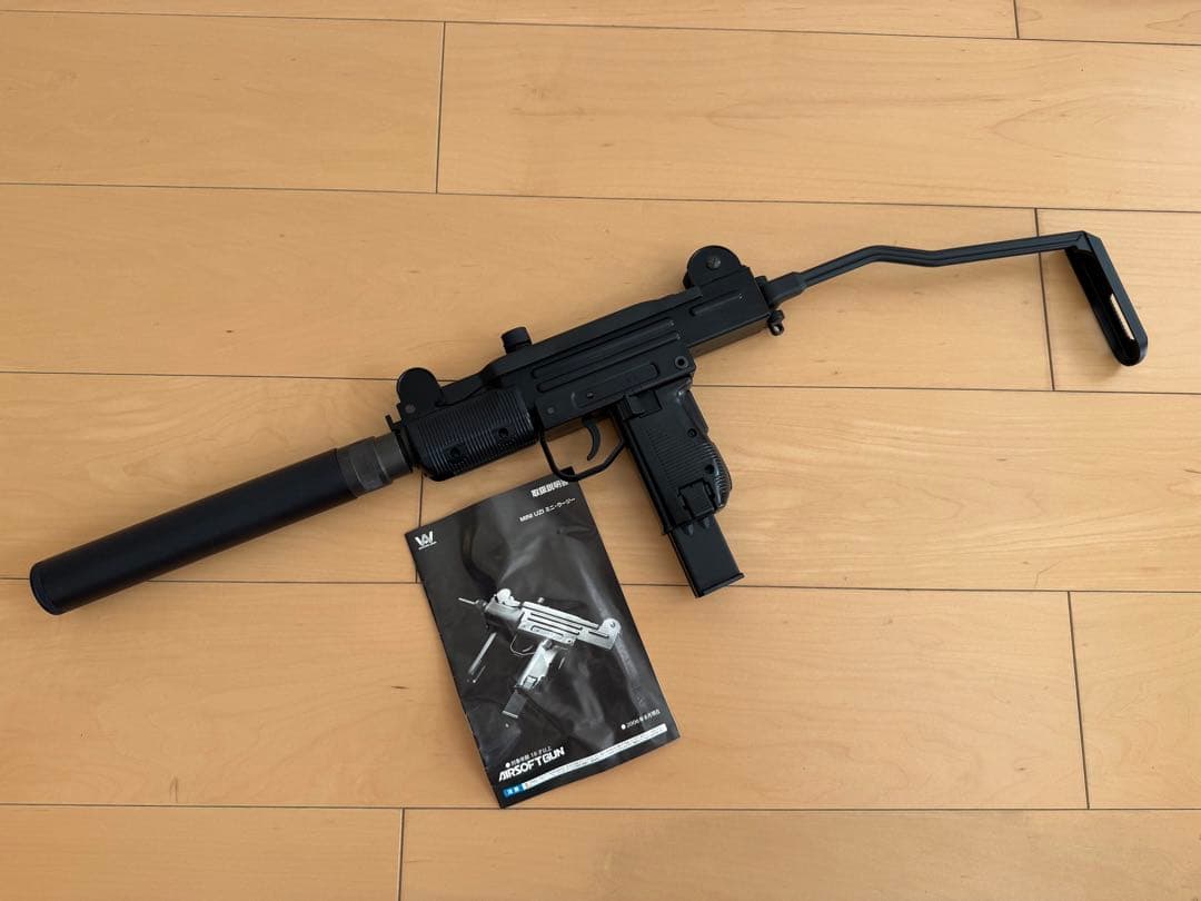 MINI UZI ガスガン 取扱説明書付き 東京マルイ 電動UZI フルオートトレーサーのアダプター 取扱説明書つき