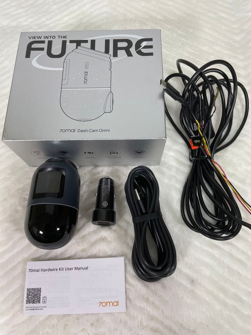早い者勝ち！70mai Dash Cam Omni 駐車監視配線キット付き　32 AI×24時間駐車監視で不審な人物をロックオン!?】先進機能満載で走行時
