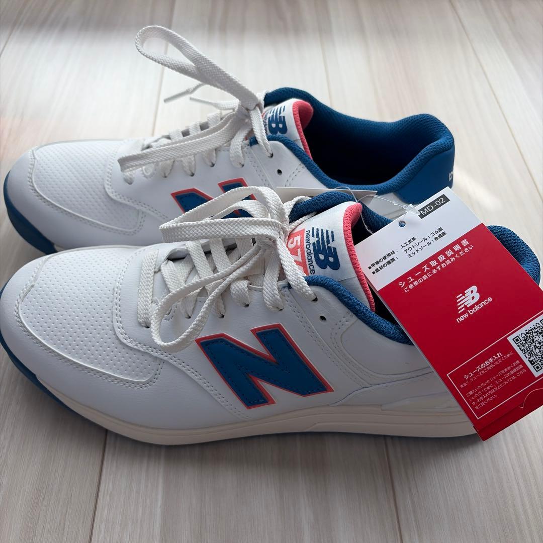 【新品・未使用】New Balanceゴルフシュー25.5cm 白・水色・ピンク NB公式 - ニュースリリース - ニューバランスゴルフ ニューモデル