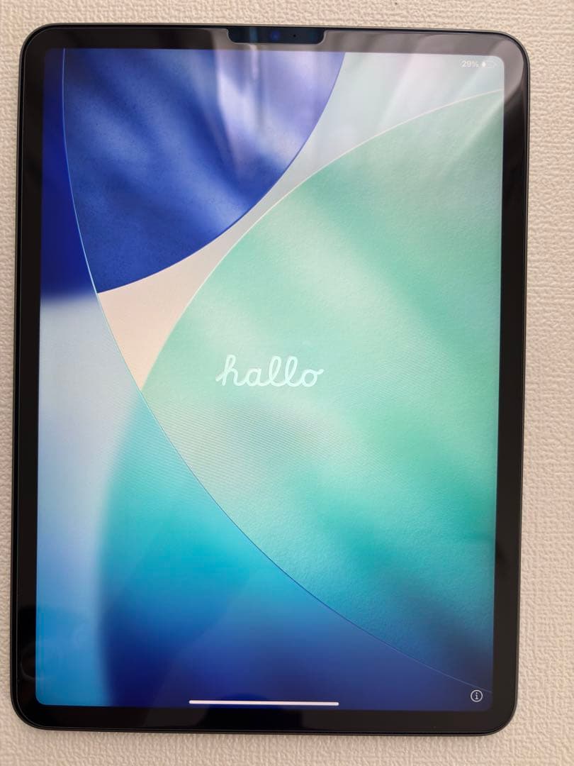 iPad Pro 11インチ 第3世代 128GB / ガラスフィルム、ケース付 蓋とカバーが分離 ガラスフィルム iPad Pro 11インチ miniA17 mini6