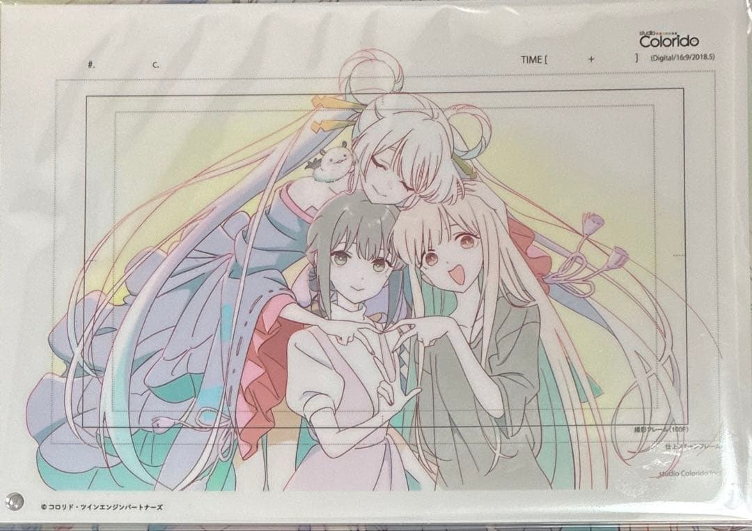 超かぐや姫 ラフ原画アクリルパネル かぐや 酒寄彩葉 月見ヤチヨ 新品