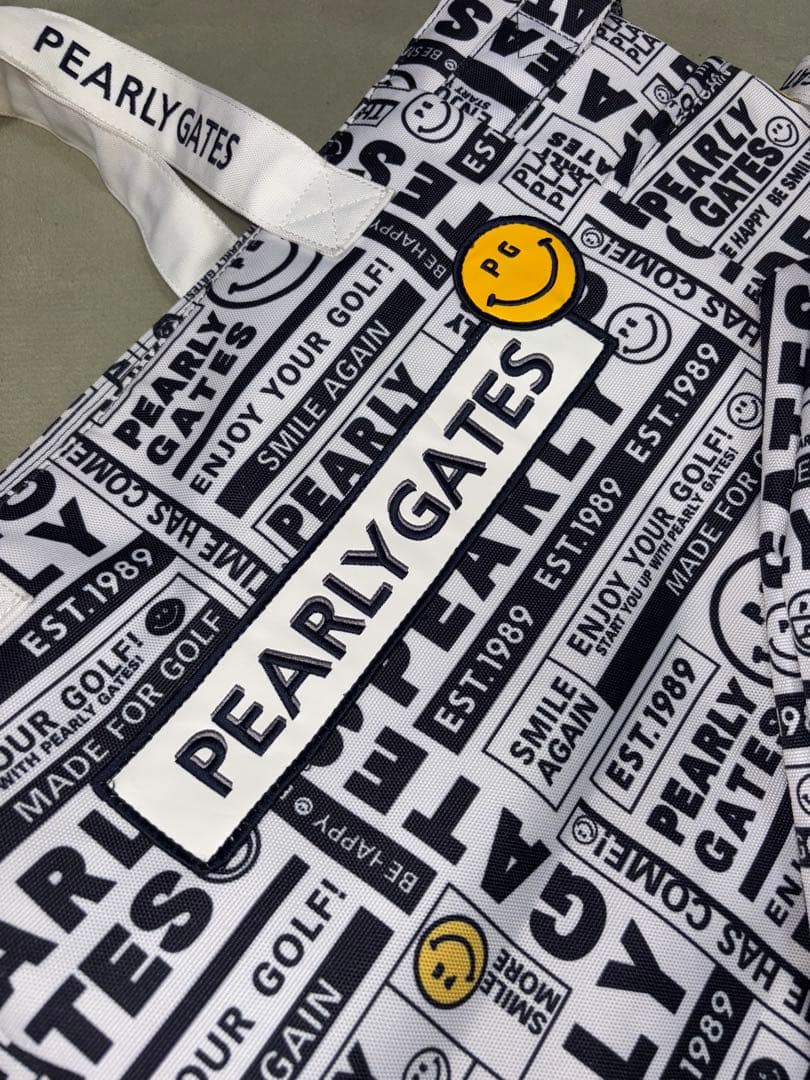 大ちゃん様専用）パーリーゲイツ、ニュースペーパー柄、ロッカーバッグ