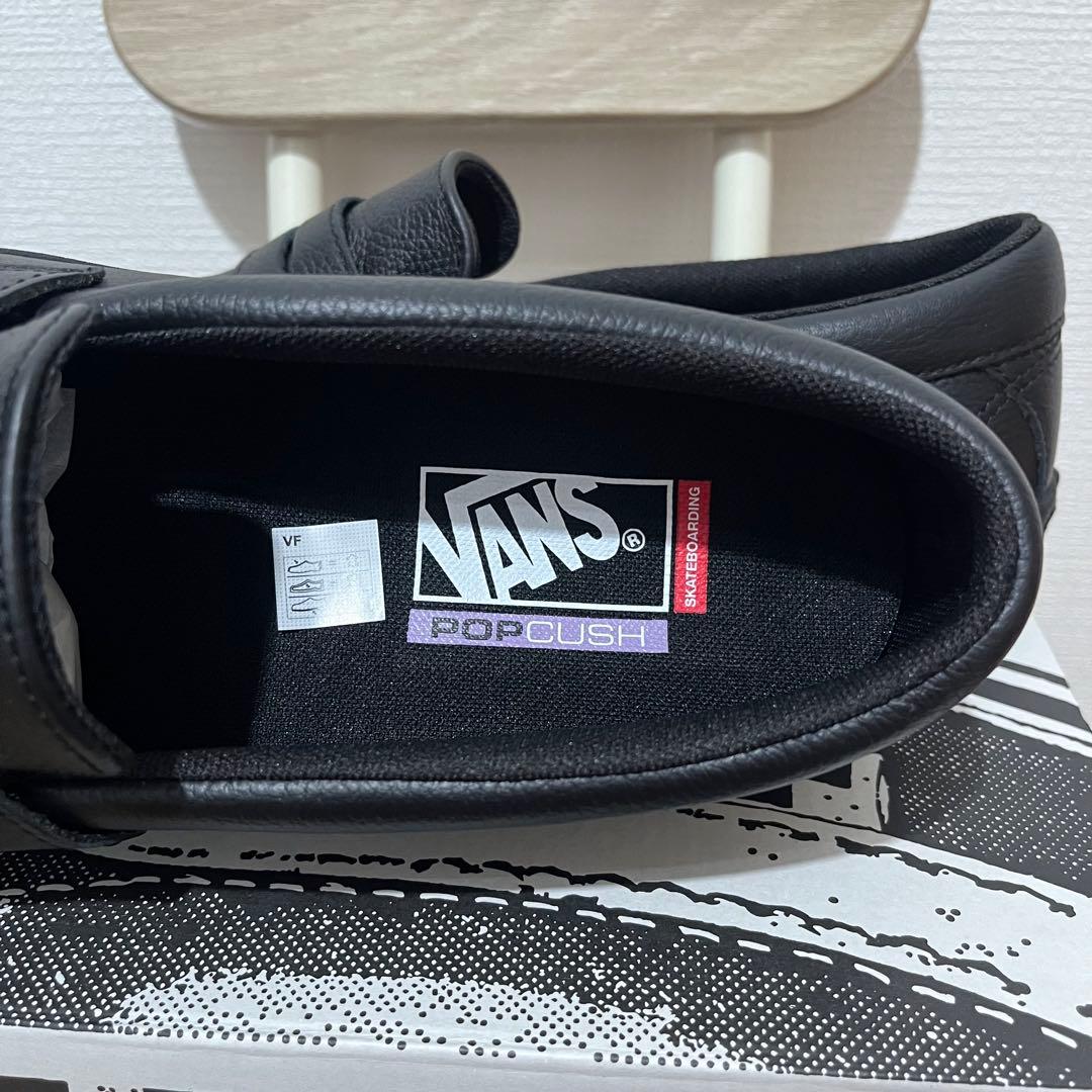 Vans スケートローファー レザー 30cm ブラック プロモデル 完売