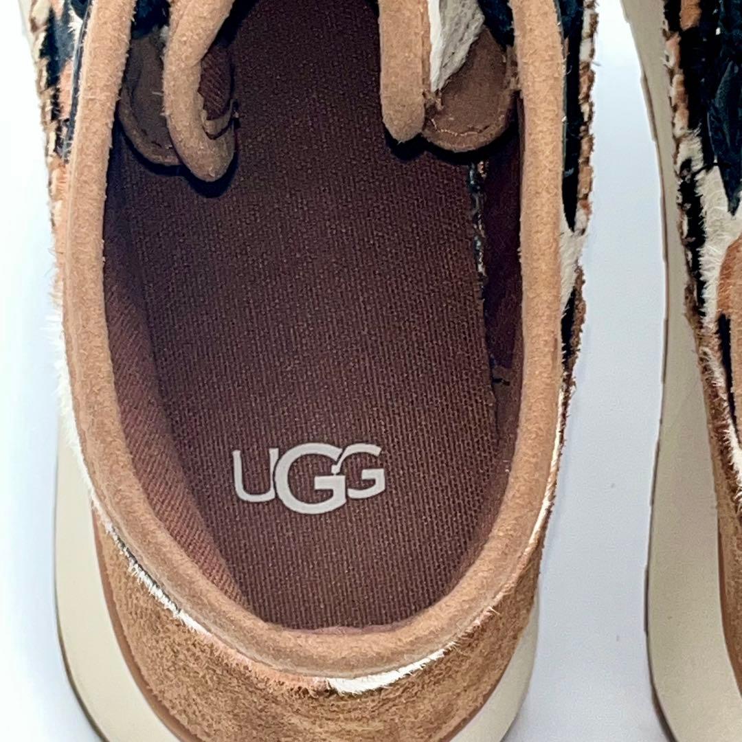 UGG アグ NEUMEL COW PRINT 厚底 ブーツ 22.5cm カウ