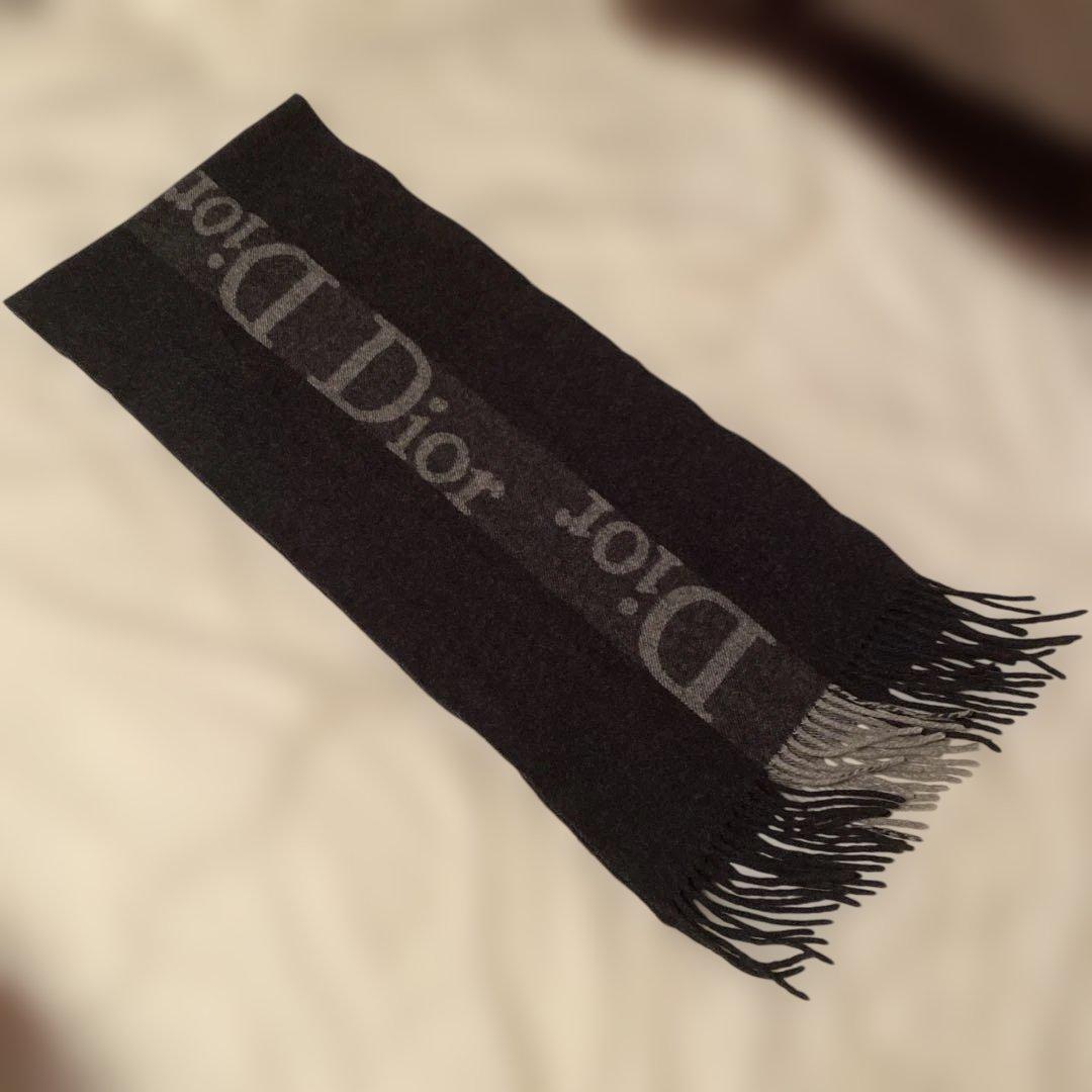 Christian Dior マフラー メンズ・カシミヤ・メリノウール 人気】クリスチャンディオール マフラー カシミヤ メリノウール