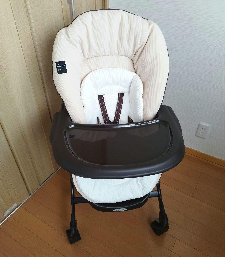 combi　ハイ＆ロー　スウィングラック　説明書付き スペック55-ハイローチェア