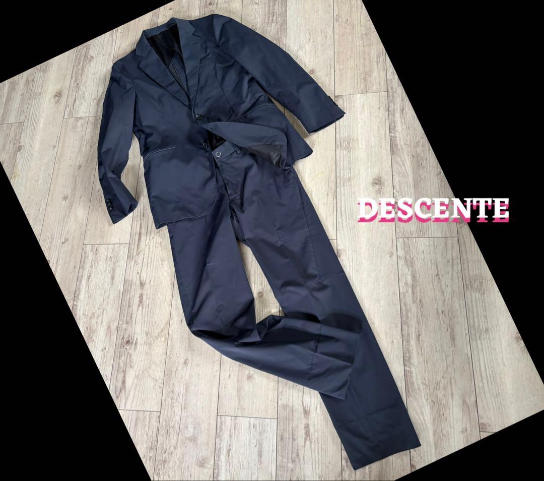 【美品】DESCENTE デサント セットアップ スーツ ネイビー S Yahoo!オークション - 新品未使用 DESCENTE(デサント)/セットアップス
