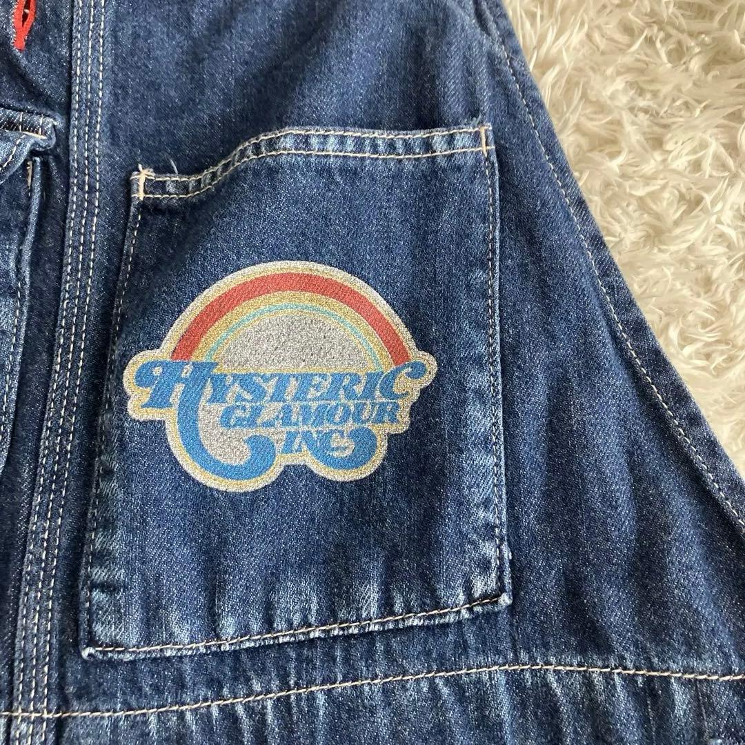 美品希少HystericGlamourヒステリックグラマー デニムオーバーオール
