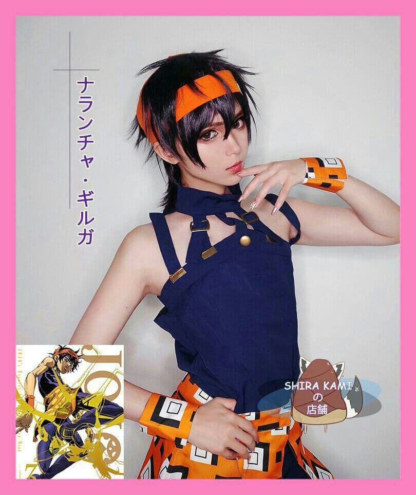 F046 ジョジョの奇妙な冒険 Parte5 ナランチャ☆ギルガ ウィッグ