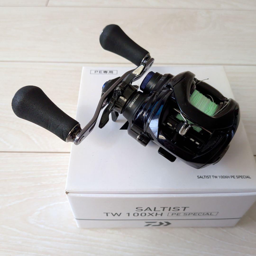 ダイワ ソルティスト TW 100XH PE SPECIAL 美品 箱あり DAIWA ダイワ 23ソルティスト TW 100XH PEスペシャル 箱・取説付