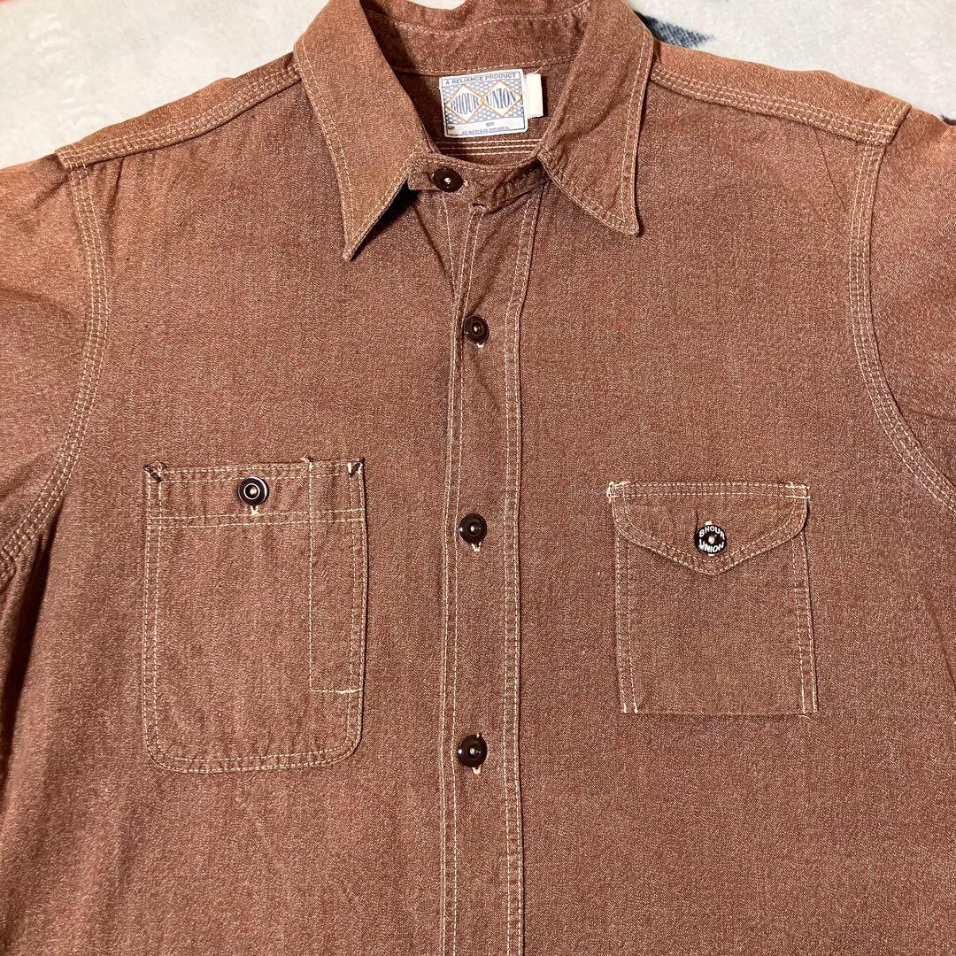 良品】JOE McCOY 8HOUR UNION シャンブレー ブラウン - メルカリ