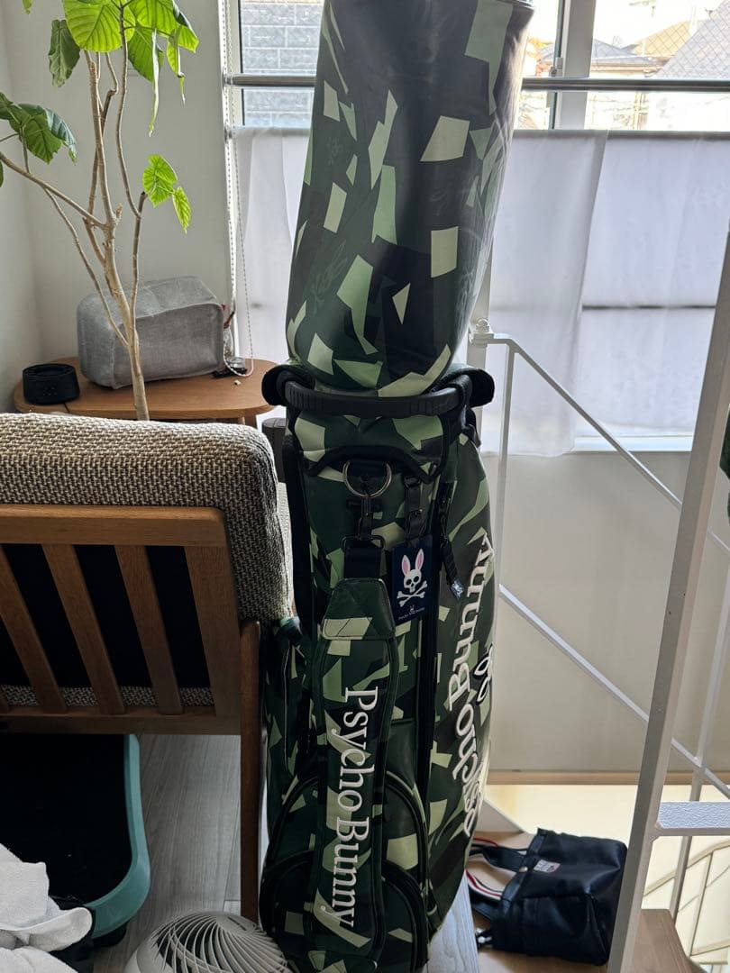 Psycho Bunnyサイコバニー カモフラージュ ゴルフバッグ - メルカリ