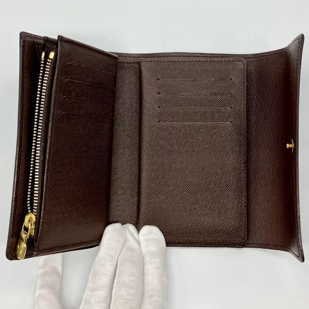 美品】ルイヴィトン ダミエ ポルトフォイユ アレクサンドラ 財布