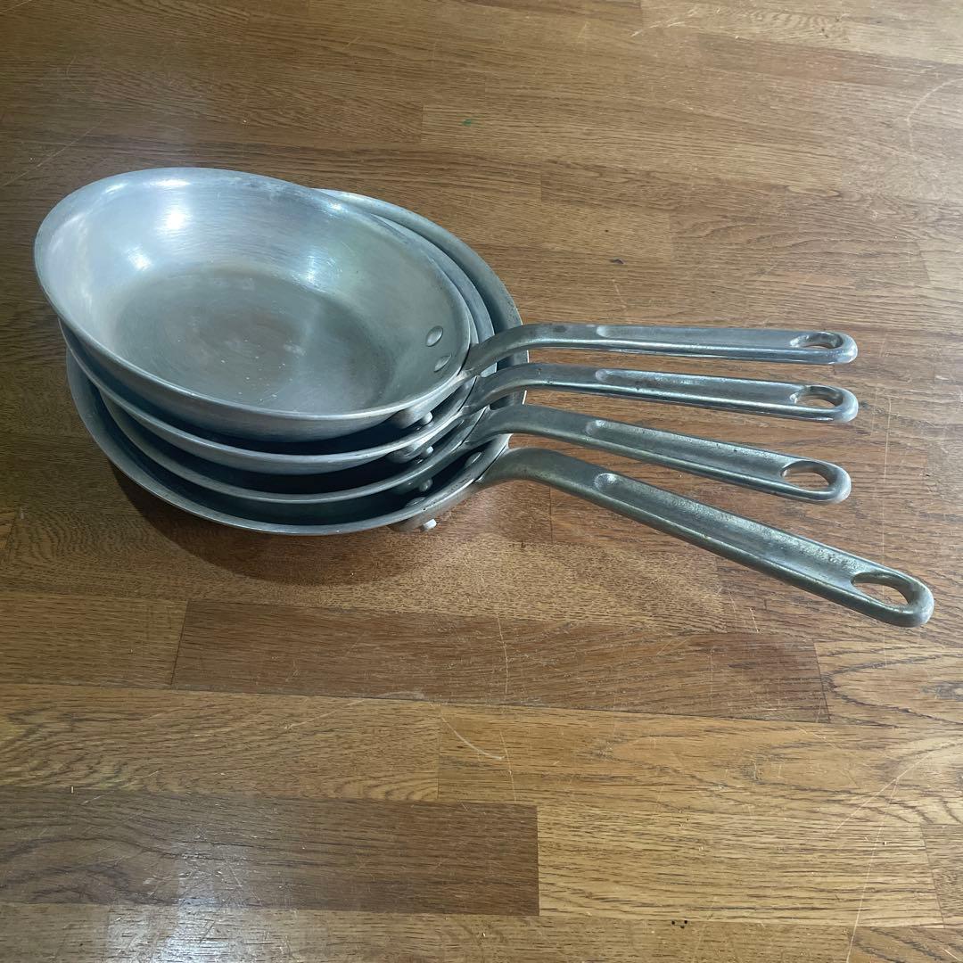 t*2様 AKAOアルミ製フライパン セット 21cm 24cm nakao（ナカオ） 中尾アルミ製作所 シルクフライパン深型 N-164 24cm