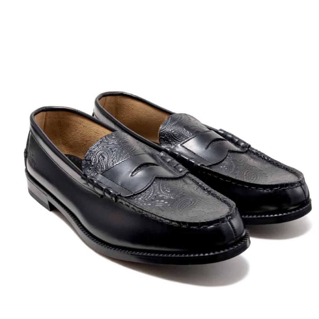 完全未使用】KENFORD ペイズリー柄ローファー 27.5cm - メルカリ